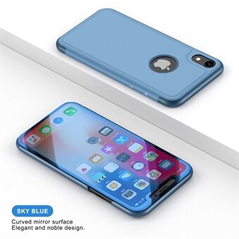 Galvanoitu peilipintainen nahkainen Stand iPhone XS Max 6,5 tuumalle