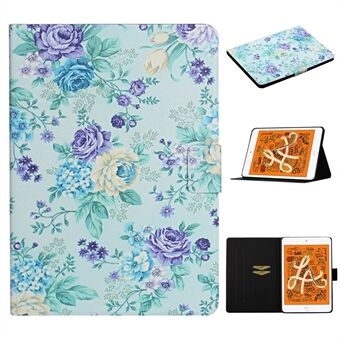 Kukkakuvio kortin haltija Printing Stand tablettikuoren iPad mini (2019) 7,9 tuuman / 4/3/2/1
