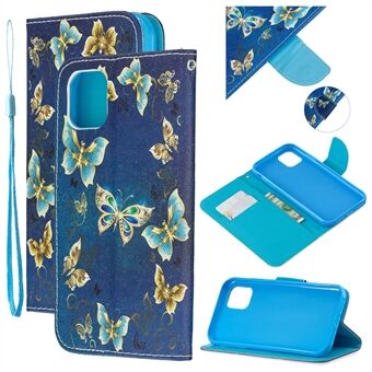 Pattern Printing Flip Leather Wallet Stand Protective Case for iPhone 11 6.1 inch (2019)
