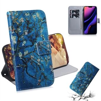 Pattern Printing Leather Wallet Case for iPhone 11 6.1 inch (2019)