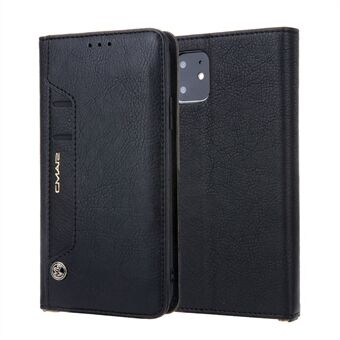 CMAI2 Litchi Grain Auto-absorbed Leather Wallet Cover for iPhone 11 6.1 inch (2019)