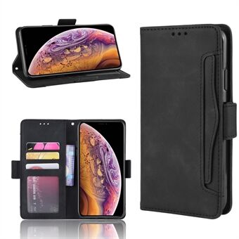 For iPhone (2019) 6.1-inch Leather with Multiple Card Slots and Wallet Pocket Cover