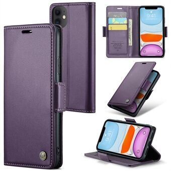CASEME 023 -sarjan lompakkopuhelinkotelo iPhone 11 PU:lle, nahkainen läppäkuori RFID-suojakotelo