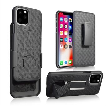 Punottu kuviovyöpidike Kickstand PC -puhelinkotelo - iPhone 11 Pro 5.8 tuumaa (2019)