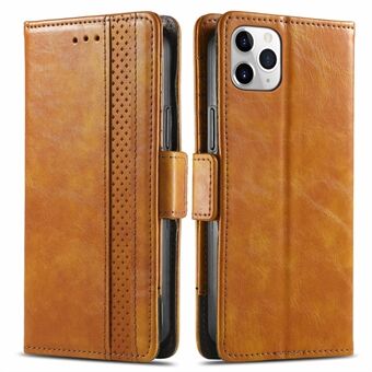 CASENEO 002 Series For iPhone 11 Pro 5.8 inch Business Style Splicing PU Leather + TPU Bumper Case Stand Shell Flip Folio Wallet Cover