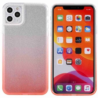 For iPhone 11 Pro 5.8 inch Phantom Series Gradient Phone Case Anti-fall Protection TPU Back Cover with Separable Glittering Plate