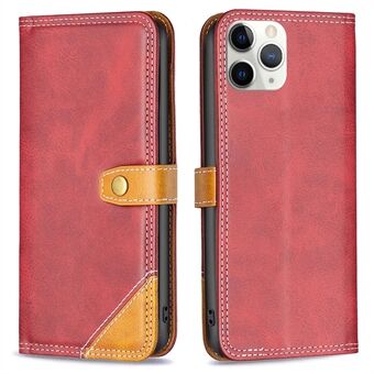 BINFEN COLOR BF Leather Series-8 for iPhone 11 Pro 5.8 inch 12 Style Viewing Stand Card Slots Splicing Leather Case Double Stitching Lines Phone Cover