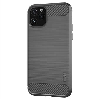 MOFI For iPhone 11 Pro 5.8 inch Shock Absorbing TPU Phone Case Carbon Fiber Texture Brushed Protective Cover