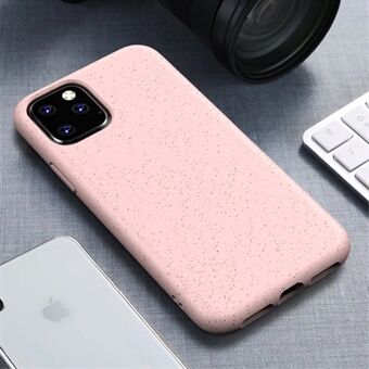 For iPhone 11 Pro Max 6.5 inch (2019) Frosted Eco-Friendly Degradable Wheat Straw TPU Cover