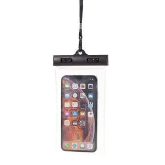 Universal pölytiivis puhelinkotelo vedenpitävä pussi iPhonelle Samsung Huawei jne., koko: 26,0x14,0x1,5cm