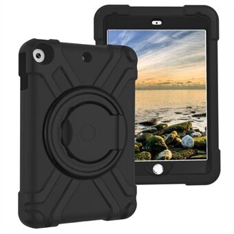 360° Swivel PC + Silicone Tablet Protection Case with Handle Kickstand for iPad 10.2 (2021)/(2020)/(2019)
