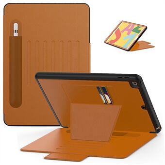 Creative magneettinen monikulmainen Stand korttipidike, nahkainen tablettikotelo, jossa on kynäpaikka iPad 10.2:lle (2020) / (2019)