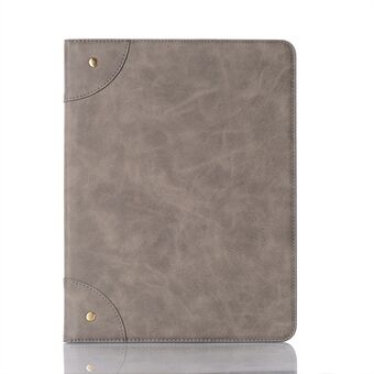 Retro Book Pattern -lompakko Nahkainen Smart tablet-kotelo Stand 12,9 tuuman iPad Pro (2020)