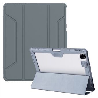 NILLKIN Iskunkestävä puskuri Auto Wake Sleep Leather Case Pro -tabletin Stand kansi iPad Pro 12.9:lle 2020/2021