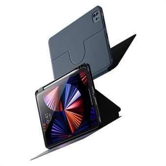 BENKS iPad Pro 12.9 (2020) / (2021) / (2022) magneettinen irrotettava iskunkestävä kotelo PU-nahkainen PC TPU-kuori Auto Wake / Sleep tabletin kotelo Stand