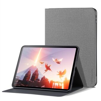 X-LEVEL Canvas -sarjan kangasrakenne Täysin suojattu nahkainen tablettitelineen Stand suojus 11 tuuman iPad Pro (2021) / (2020) / (2018)