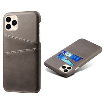 KSQ Leather Hardcover iPhone 12 minille korttitelineellä - harmaa