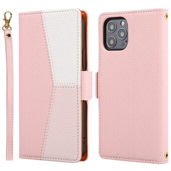 Litchi Texture Wallet Design -värityylinen nahkainen lompakkokotelo iPhone 12 6,1 tuumalle / 12 Pro 6,1 tuumalle