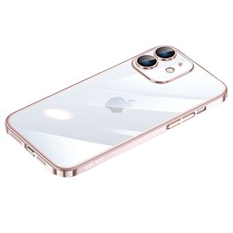 SULADA JINGJIA -sarja iPhone 12 6,1 tuuman kovalle PC-puhelinkotelolle Galvanoitu iskunkestävä kansi karkaistu lasilinssikalvolla