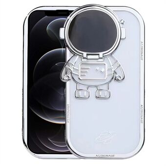 Iskunkestävä kotelo iPhone 12 Pro 6,1 tuuman Anti-Drop Spaceman Design TPU-puhelinkotelo kameran linssin suojuksella