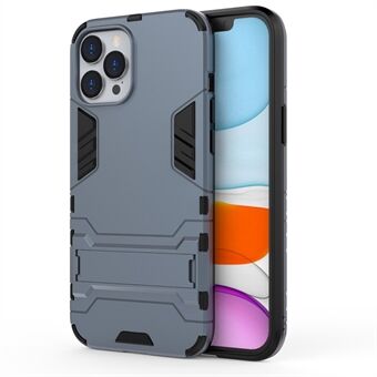 Muovi + TPU-kotelo jalustalla puhelimen suojakuorella iPhone 12 Pro Max 6,7 tuumalle
