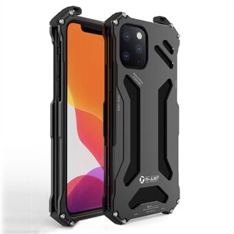 R-JUST Shockproof Hollow Armour Metal Cover for iPhone 12 Pro Max 6.7 inch