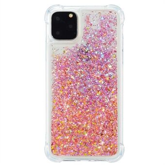 Pure Color Glitter Powder Quicksand TPU Suojakuori - iPhone 12 Pro Max, 6,7 tuumaa