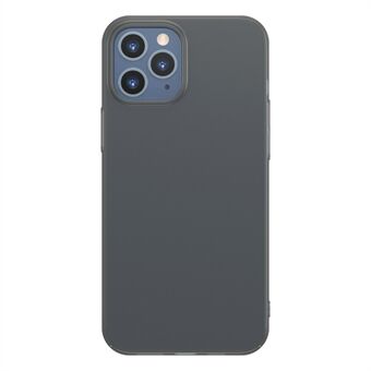 BASEUS Comfort -sarjan erittäin ohut mattapintainen PP-takakuori iPhone 12 Pro Max 6,7 tuumalle - läpinäkyvä musta