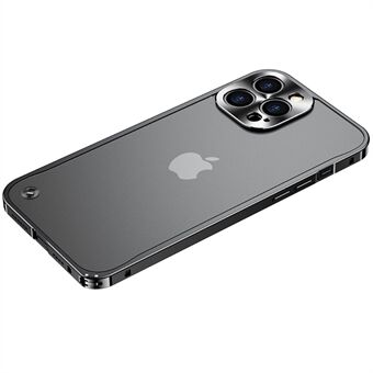 Karkaistu lasi takakuori + metallirunkoinen mattakuori iPhone 12 Pro Max 6,7 tuumalle