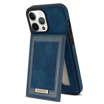 N.BEKUS puhelinkotelo iPhone 12 Pro Max 6,7 tuumalle, RFID-esto pystysuora korttipidike Kickstand PU nahka+TPU Scratch puhelimen takakuori