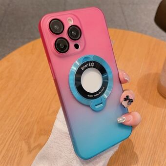 VOERO Kickstand puhelimen suojakuori iPhone 12 Pro Maxille, Gradient Color PC-puhelinkotelo, yhteensopiva MagSafen kanssa