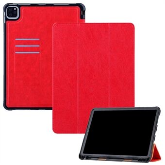 Kolminkertainen Stand , nahkainen tabletin suojus Smart Case kynäpaikalla iPad Pro 11 tuumaa (2021) / (2020) / (2018) / Air (2020)