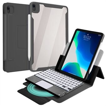 Magnetic Suction Wireless Touch Bluetooth Keyboard TPU -tabletin kotelo kynäpaikalla iPad Airille (2020)