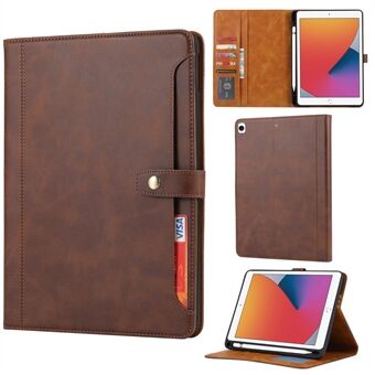 Lompakko Stand suunnittelu PU Leather Tablet Case iPad 10,2 (2020)