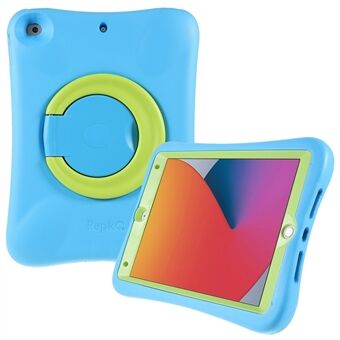 PEPKOO 360 astetta pyörivä tukijalusta Enhanced Frame EVA-tabletin kotelon kansi iPad 10.2:lle (2021)