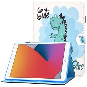 IPad 10.2 (2020) / (2019) / iPad Air 10,5 tuuman (2019) Stand nahkakotelo Tyylikäs Scratch Magneettinen naarmuuntumaton tabletin kansi korttipaikoilla