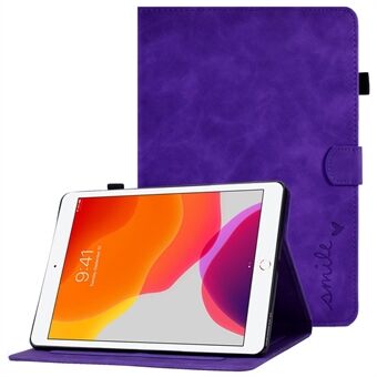 IPad 10.2 (2019) / (2020) / iPad Air 10,5 tuuman (2019) PU-nahkainen Stand Folio Kotelokuvioinen painettu korttipaikka Tabletin kansi kynätelineellä