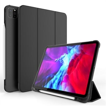 Kolminkertainen Stand Smart Leather Case kynäpaikalla iPad Pro 11 tuumaa (2021) (2020) (2018)