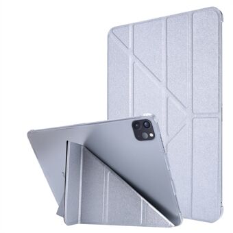 Origami Stand Silk Texture Leather Smart Tablet Suojakuori iPad Pro 11-tuumainen (2021)