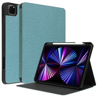Business Style Stand TPU + PU-nahkainen jalustakotelo tabletin suojus iPad Pro 11-tuumainen (2021)