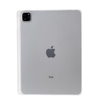 Kirkas TPU-puhelimen kansi kynätelineellä iPad Pro 12,9 tuumaa (2021) / (2020) / (2018)