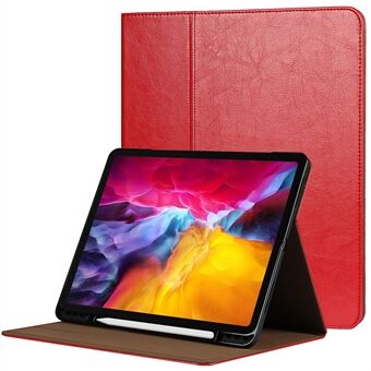 Crazy Horse Texture aitoa nahkaa Stand Design Pudotuksenkestävä herätys/nukkumistoiminto tabletin kotelo Apple iPad Pro 12,9 tuumaa (2021)