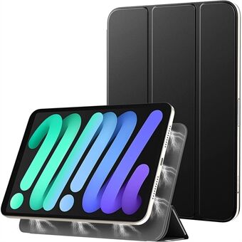 Magneettiabsorptio kolminkertainen Stand PU-nahkainen tablettikotelo automaattisella herätys-/nukkumistoiminnolla iPad minille (2021)