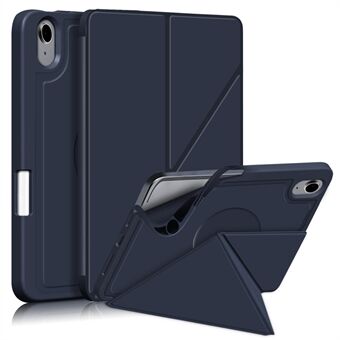 Origami Stand Function PU-nahka ja TPU Auto Sleep / Wake Tabletin suojakotelo, Flip Tablet Case iPad minille (2021)