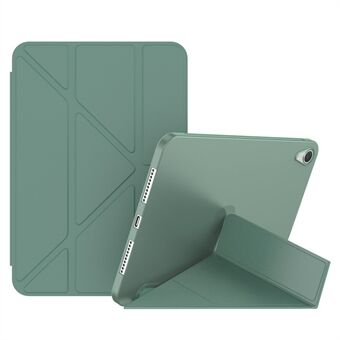 Magneettinen Origami Smart TPU + PU-nahkakotelo - Tabletin Kansi iPad Minille (2021) - Midnight Green
