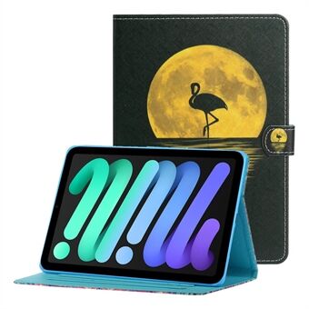 Magneettikiinnitys Tyylikäs kuviotulostus Iskunkestävä korttikotelo Design nahkainen Stand iPad minille (2021)