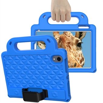 Rhombus Design Pudotusta estävä Liukumaton Kickstand Design EVA:n suojaava tabletin suojus olkahihnalla iPad minille (2021)