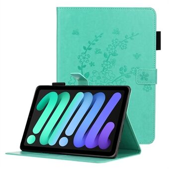 Plum Blossom Printing Stand Wallet PU-nahkainen tabletin suojakuori iPad minille (2021)