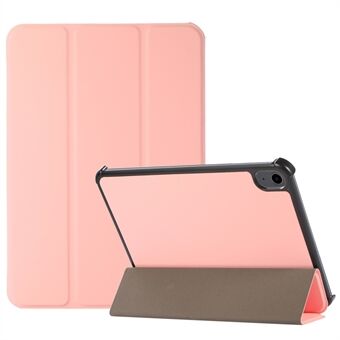 Tri-fold Stand Design Scratch Putoamista estävä PU-nahkainen tabletin kuori iPad minille (2021)