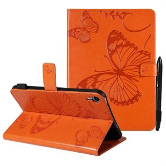 Butterfly-painettu magneettilukko Stand Suunniteltu putoamaton nahkainen tablet-kotelo iPad minille (2021)